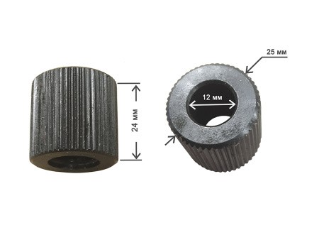 Комплект сменных роликов для устройства для обработки края резьбы, размеры.